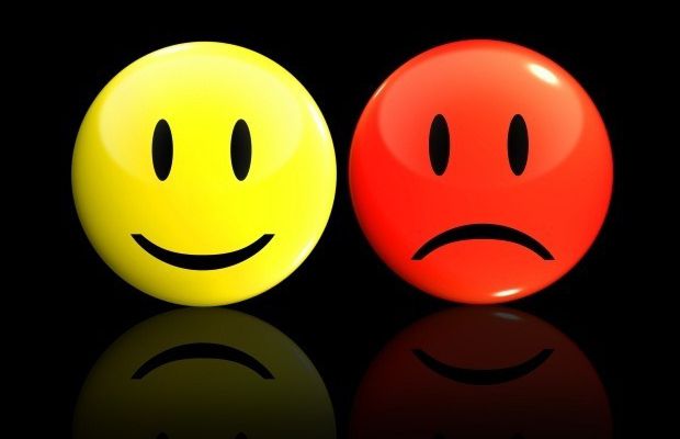 Alegres y tristes a la vez