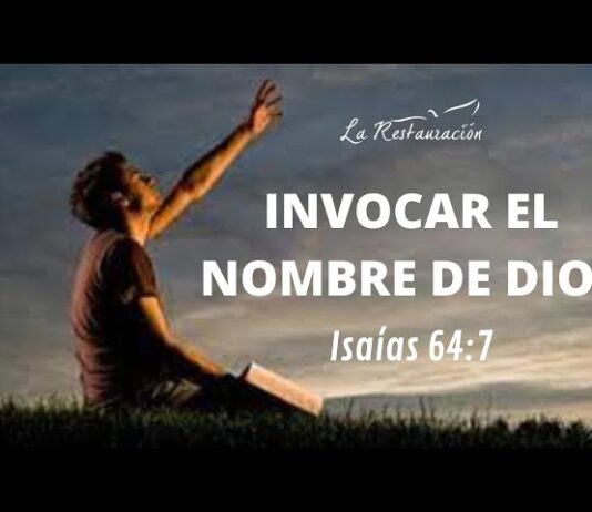 INVOCA EL NOMBRE DEL SEÑOR Y SE SALVO