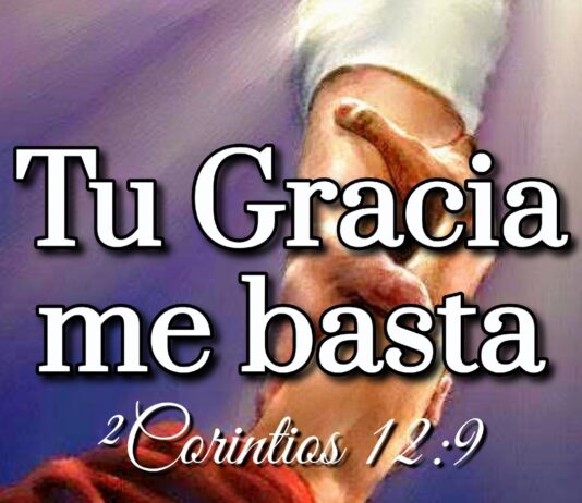 SU GRACIA ME BASTA