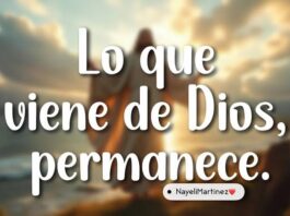LO QUE ES DE DIOS, PERMANECE